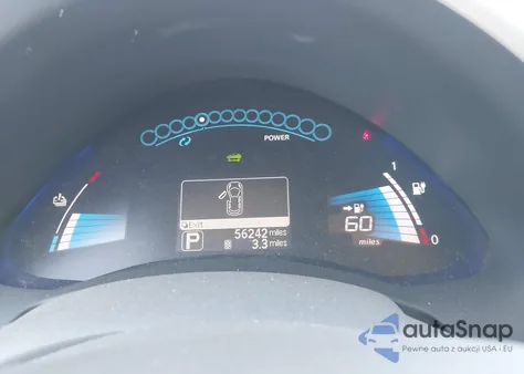 2011 Nissan Leaf Sl из США, поврежденный, VIN JN1AZ0CPXBT004483